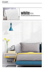 3D Foam Brick Wallpaper – Self-Adhesive Waterproof Wall Sticker for Home Decor