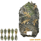 3D Camo Mesh Helmet Cover – Laser Cut Leaf Accessory for Airsoft and Hunting