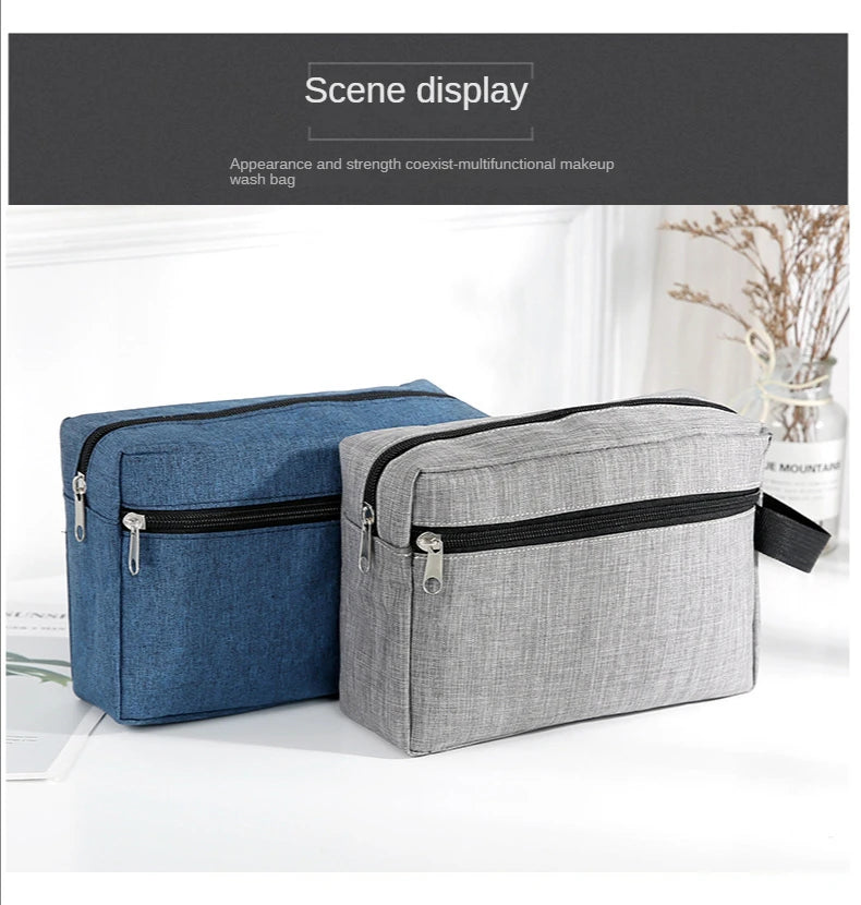 Portable Toiletry Organizer – Travel Cosmetic Pouch for Men and Women