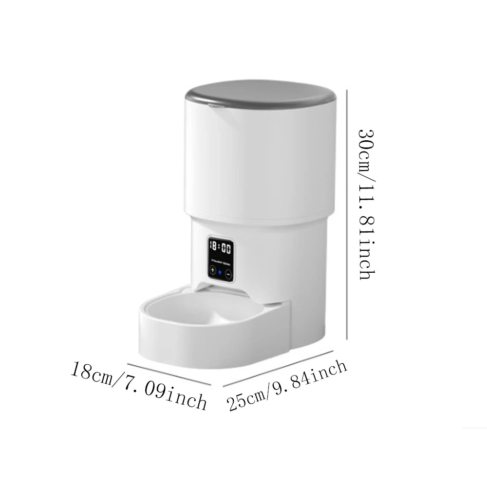 4L Smart Pet Feeder – WiFi Automatic Food Dispenser for Cats and Dogs