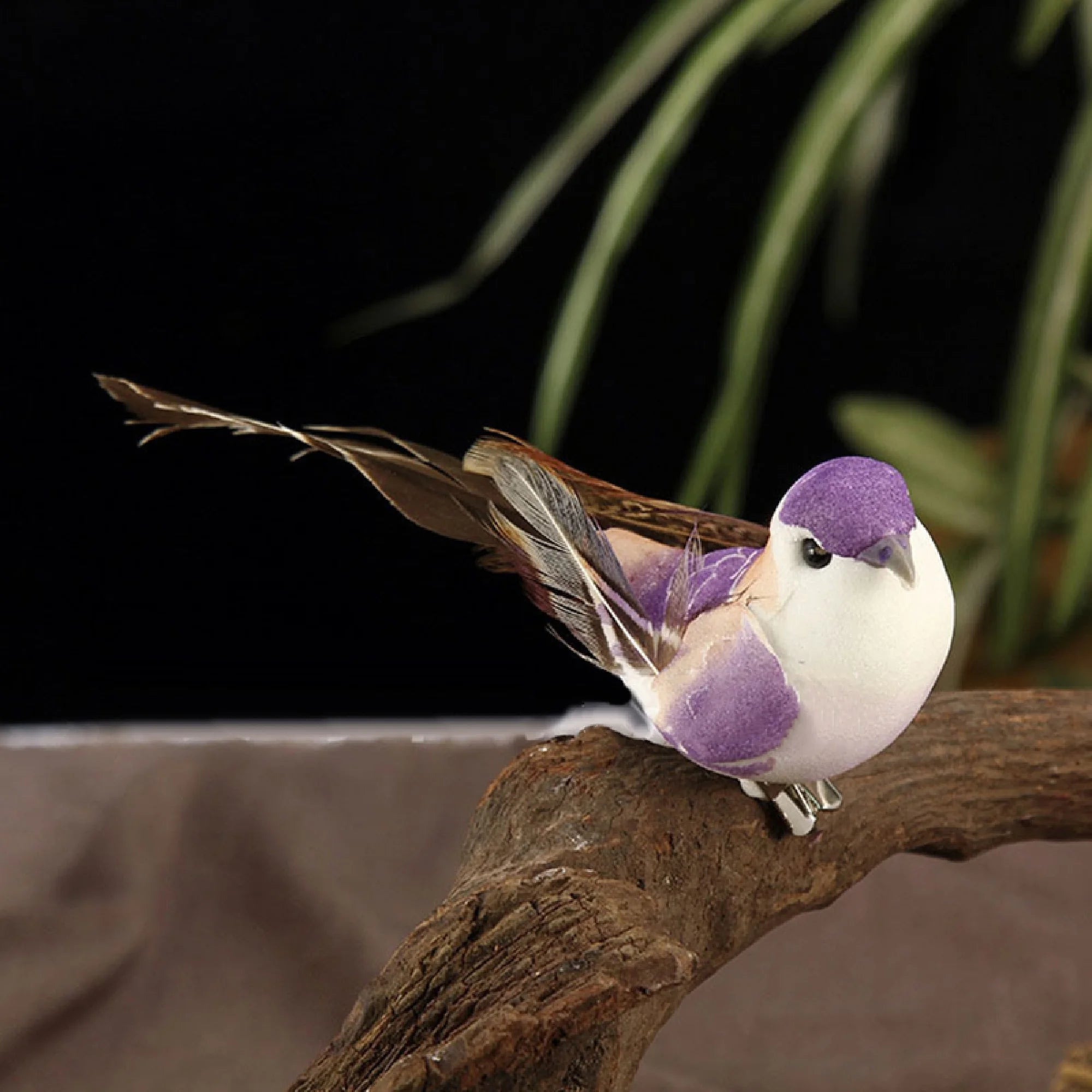 Artificial Sparrow Foam Figurines – 10cm Miniatures for Home Garden Decor