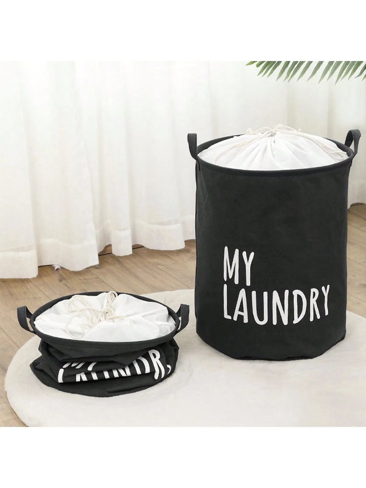 Foldable Waterproof Laundry Basket – Large Capacity Storage for Home and Toys