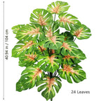Artificial Monstera Plant – 104cm Plastic Palm Tree for Home Office Decor
