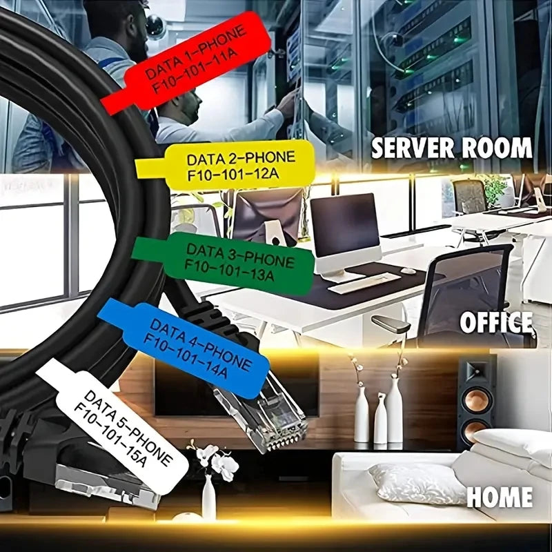 Thermal Label Maker Tape – Waterproof Adhesive Stickers for Office and Home