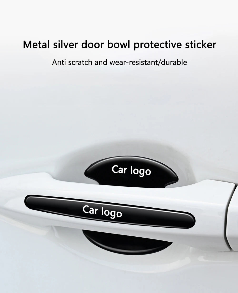 TPU Car Door Handle Protectors – Anti-Scratch Trim for Volkswagen Vehicles
