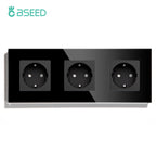 BSEED Touch Light Switch – LED Wall Socket with USB-C for Modern Home Decor