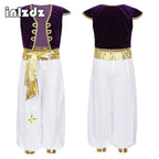 Boys Arabian Prince Costume – Vest and Pant Set for Halloween Cosplay