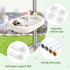 Cat Window Hammock – Suction Cup Sunbathing Seat for Indoor Cat Relaxation