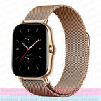 Milanese Stainless Steel Watch Band – 20mm 22mm Strap for Amazfit Smartwatches