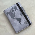Personalized Passport Cover – RFID Blocking World Map Design for Travel