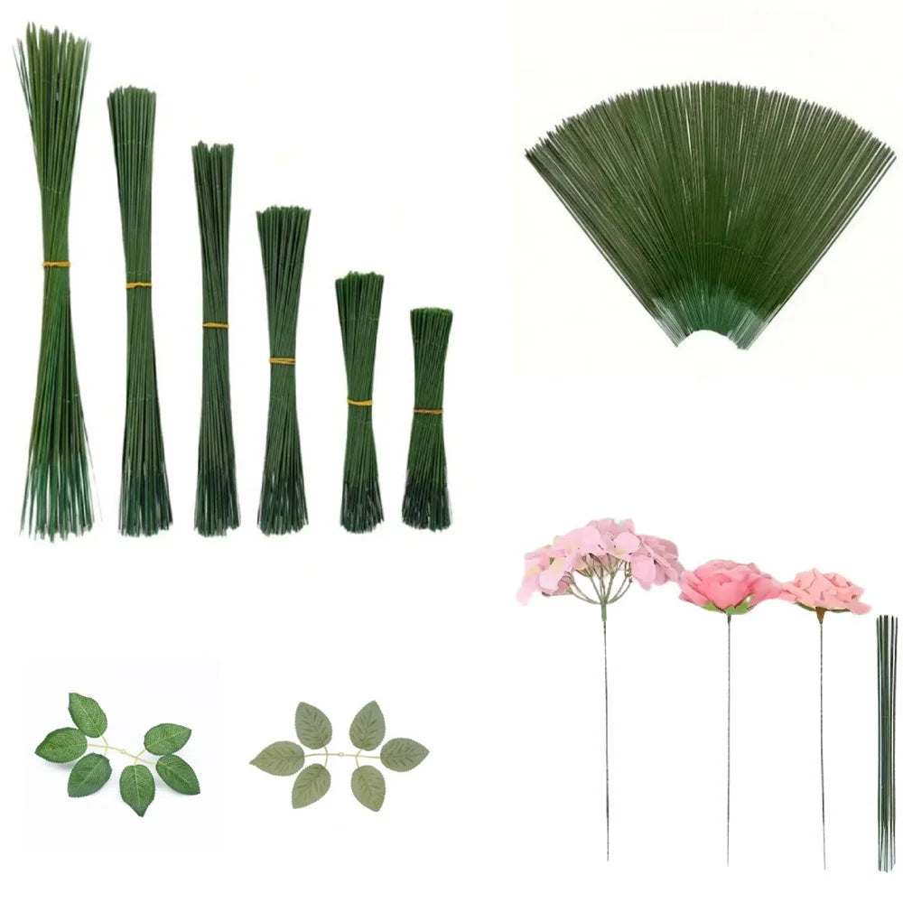 Floral Stem Wire and Tape – DIY Handmade Material for Bouquet Arranging