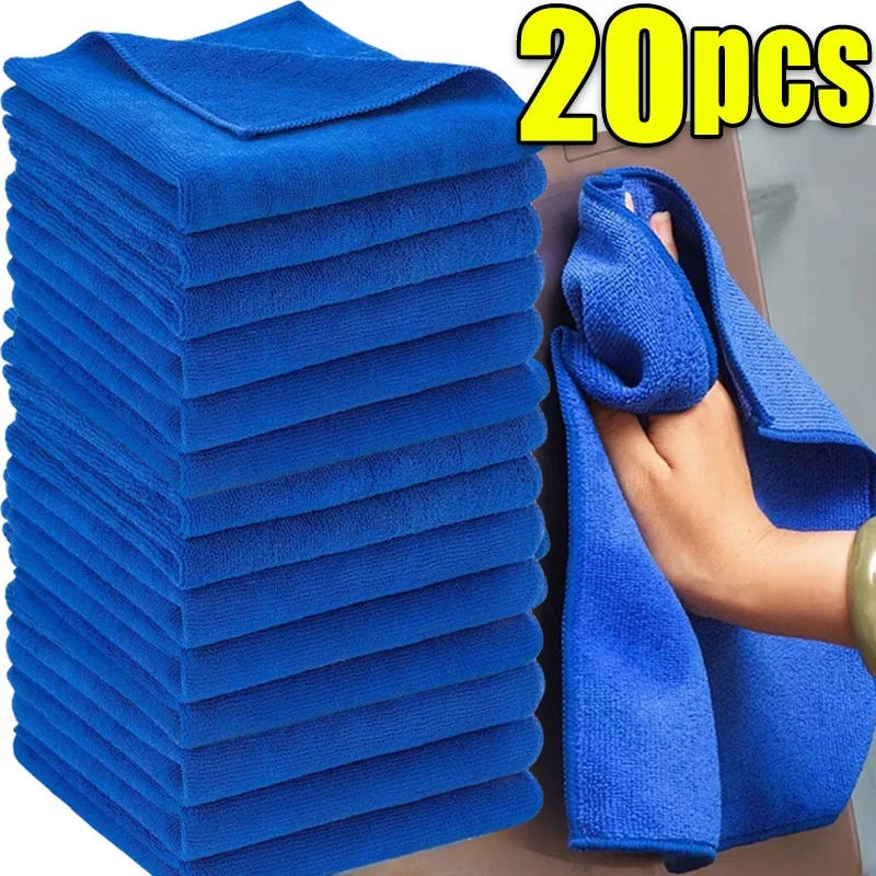 Microfiber Cleaning Towels – Absorbent Cloths for Car Detailing and Home Use