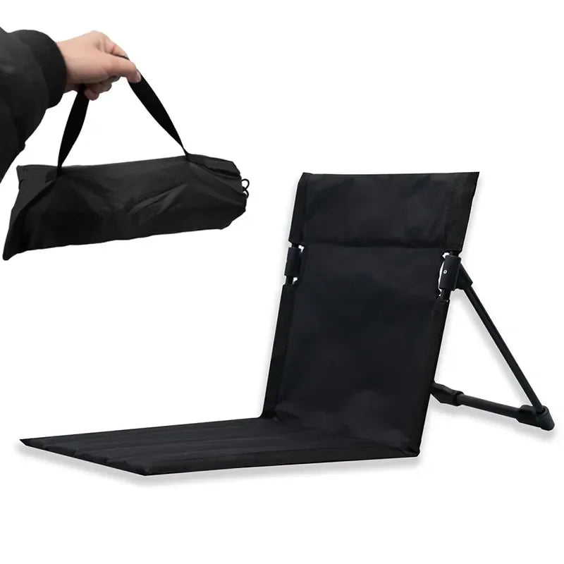 Foldable Camping Chair – Portable Cushioned Seat for Outdoor Picnic and Beach