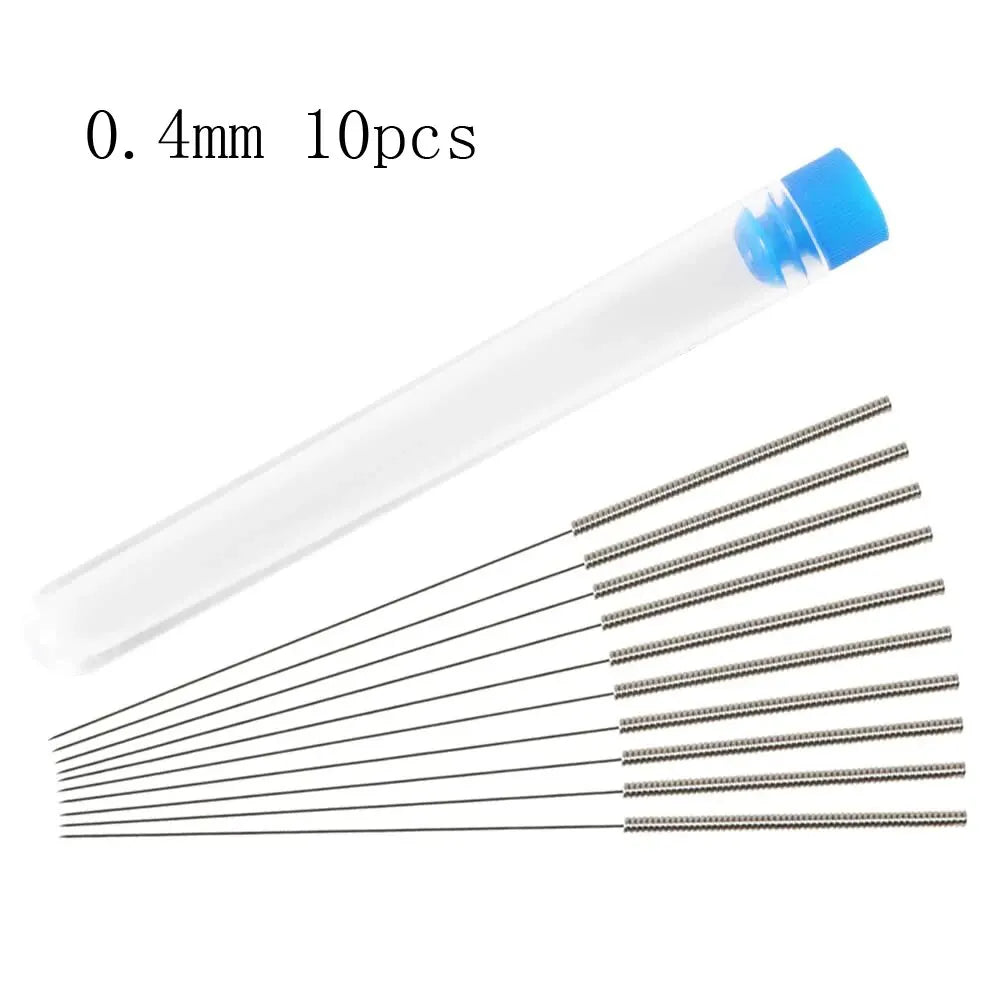 3D Printer Nozzle Cleaning Needles – Stainless Steel Kit for Hot Ends