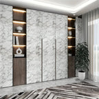 Self-Adhesive High Gloss PVC Wallpaper – Waterproof Film for Furniture Decor