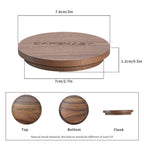 Wooden Coffee Grinder Lid – Replacement Hopper Cover for Eureka Mignon
