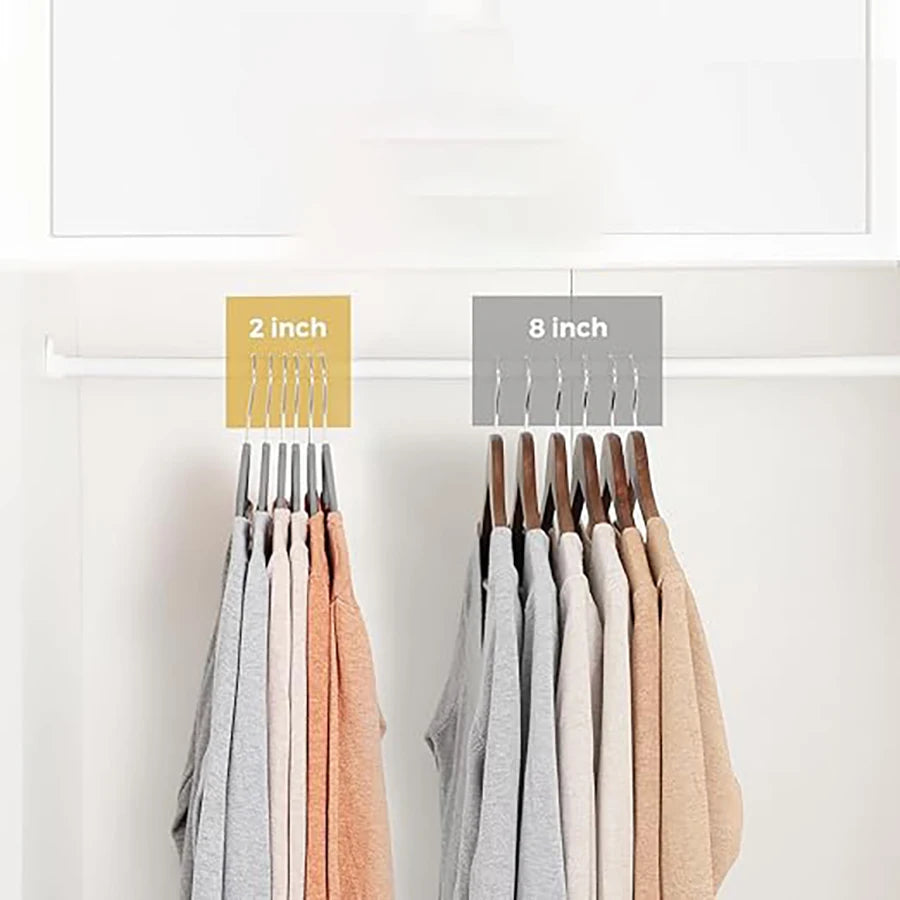 Velvet Non-Slip Hangers – Heavy Duty Space Saving Garment Hangers for Closets