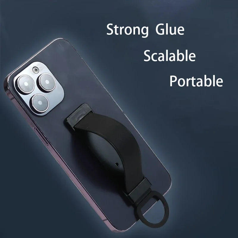 Universal Adhesive Finger Grip – Portable Phone Stand for Smartphones