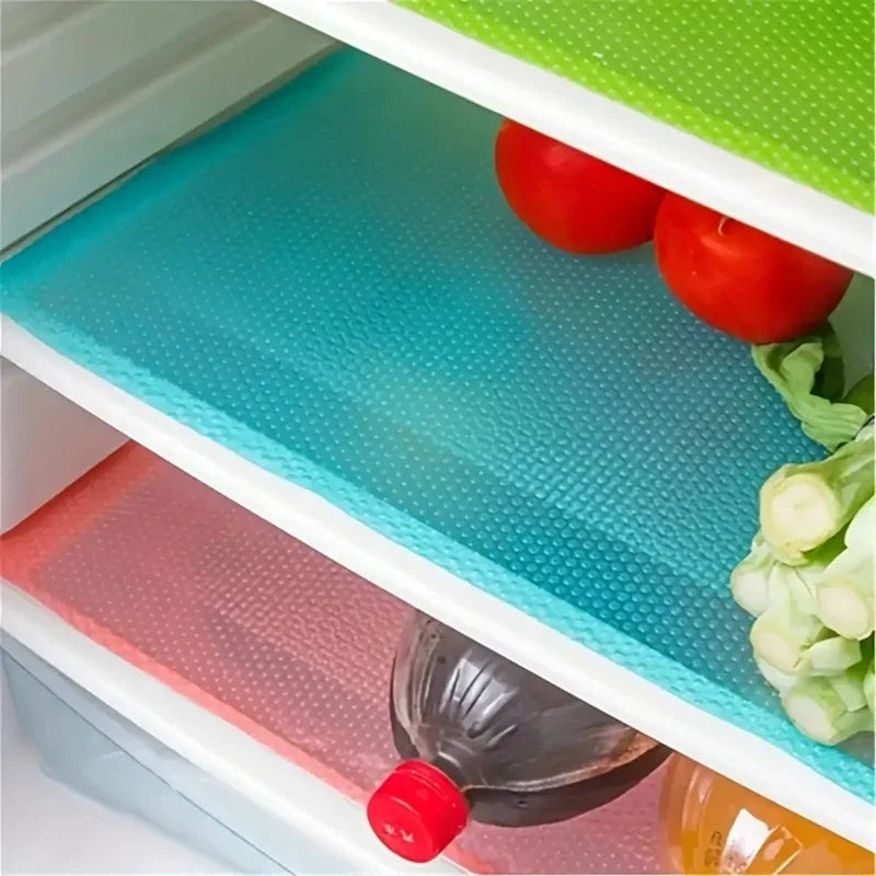 EVA Waterproof Refrigerator Liner Mats – Non-Slip Washable Pads for Kitchen