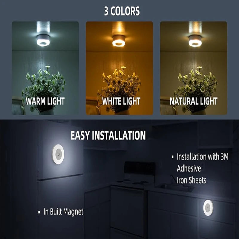 Portable LED Baby Night Light – Rechargeable Dimmable Lamp for Nursery