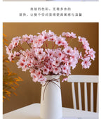 Artificial Silk Cherry Blossom Branch – 41cm Peach Floral for Wedding Decor