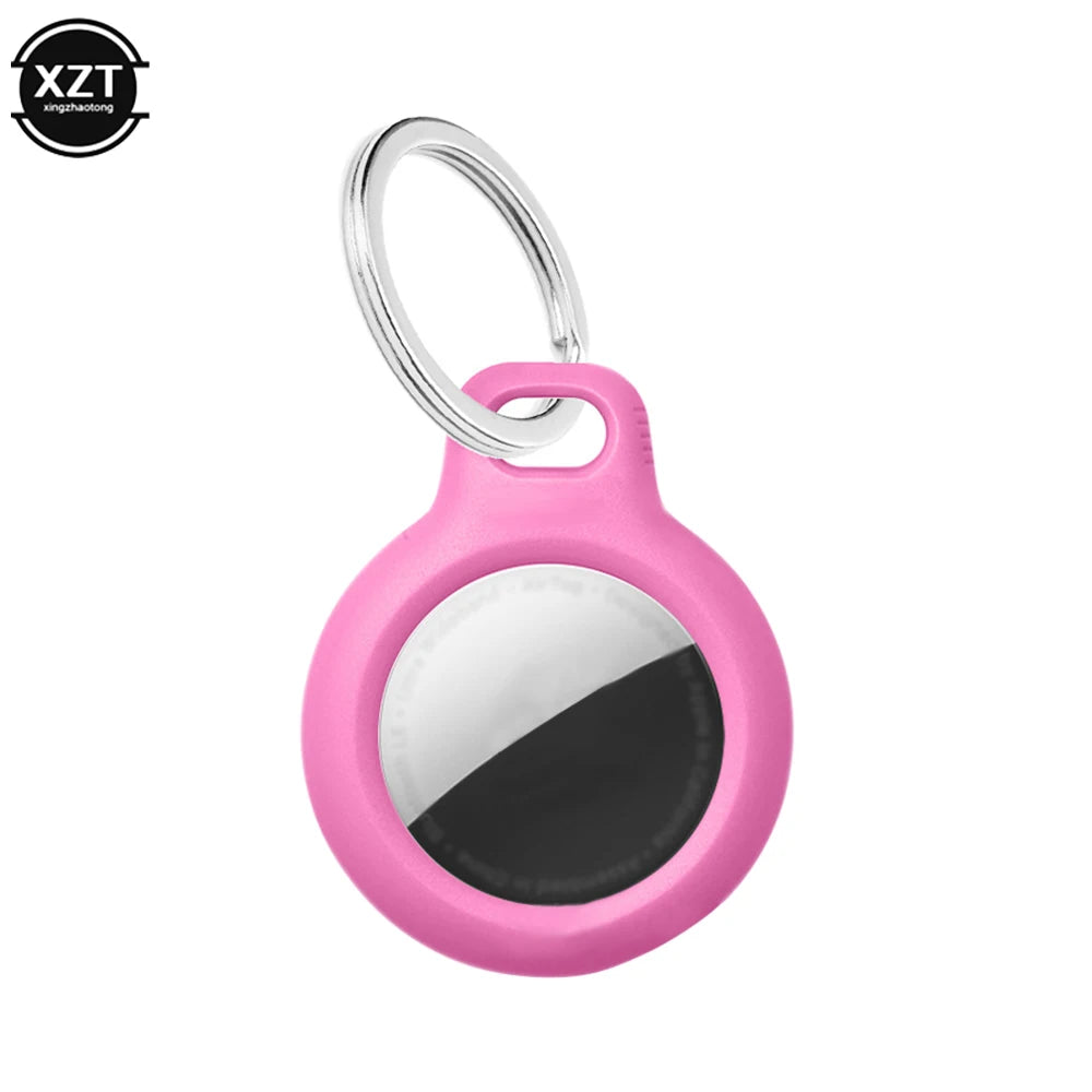 Protective Bumper Case with Strap for Airtag Tracker Keychain
