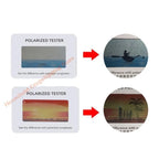 Polarized Sunglasses Test Card – Optical Verification Tool for Eyewear