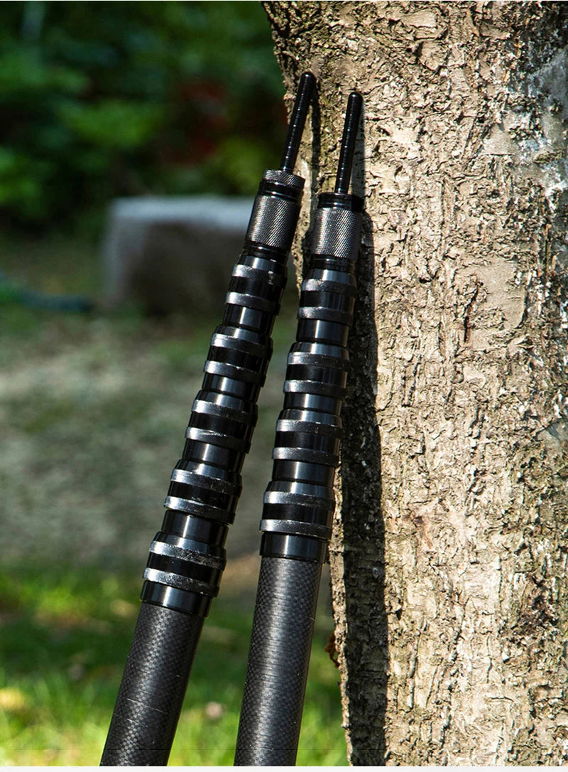 Carbon Fiber Telescopic Tarp Pole – Adjustable 3m Lightweight Camping Gear