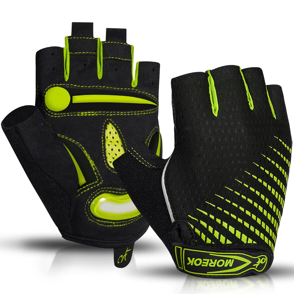 MOREOK Gel Padded Cycling Gloves – Breathable MTB Gear for Men and Women