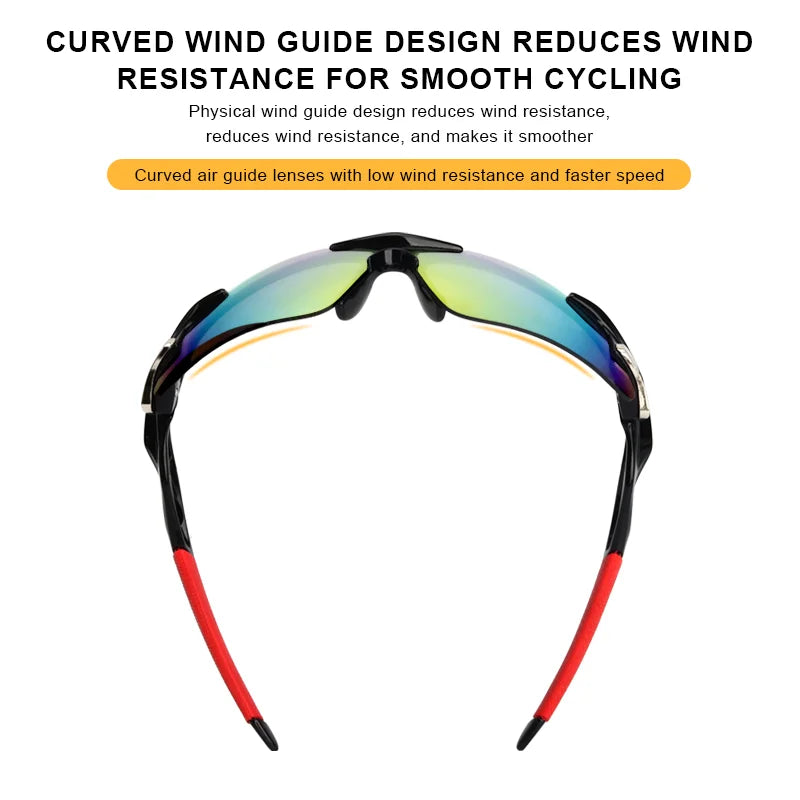 Cycling Sunglasses – UV Protection Goggles for Men Road and Mountain Biking
