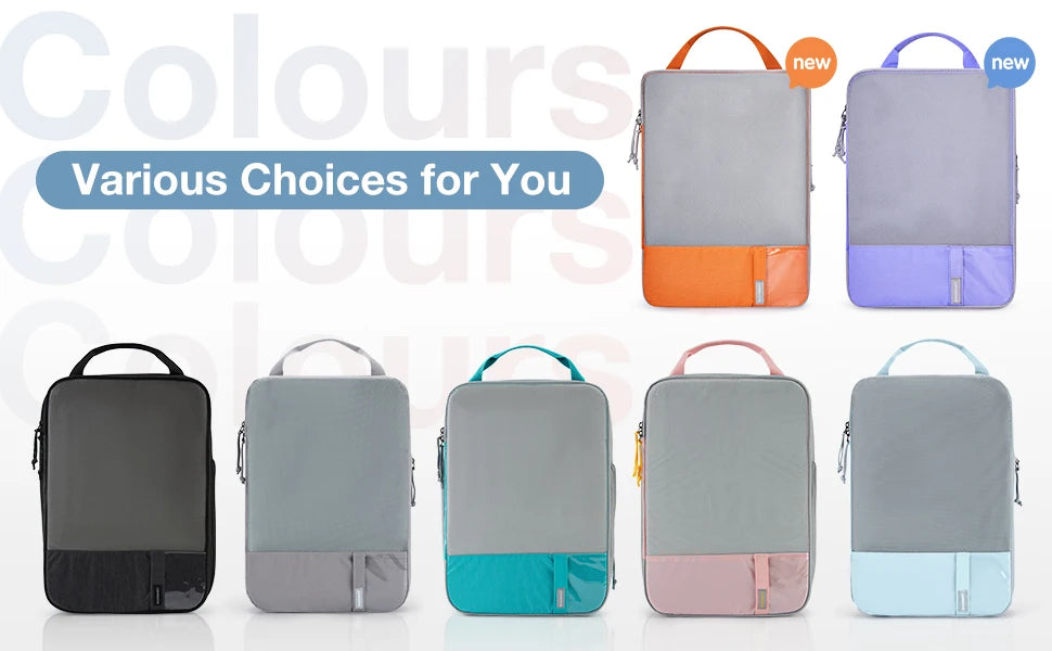 Compression Packing Cubes – Lightweight Luggage Organizers for Travel