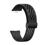 Magnetic Silicone Watch Strap – Breathable Sports Band for Huawei Watch Fit