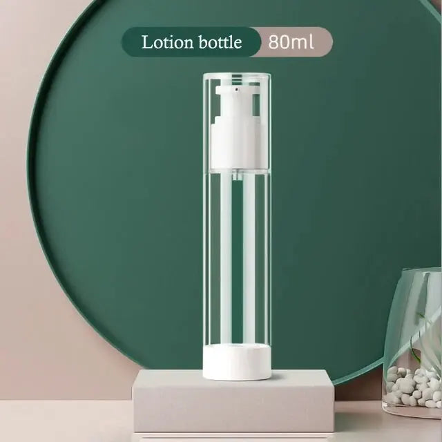 Vacuum Pump Travel Bottles – Refillable Containers for Toiletries and Lotions