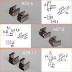 Stainless Steel LED Mounting Clips – Rigid Fixture for Outdoor Neon Strips
