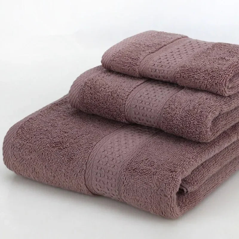 Absorbent Cotton Face Towel – Soft Hand Wash Cloth for Home and Hotel