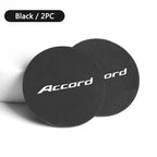 Anti-Slip Rubber Car Coasters – Interior Cup Holder Mats for Honda Accord