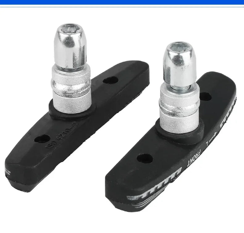 70mm V-Brake Pads – Threaded Linear Pull Shoes for Mountain Biking