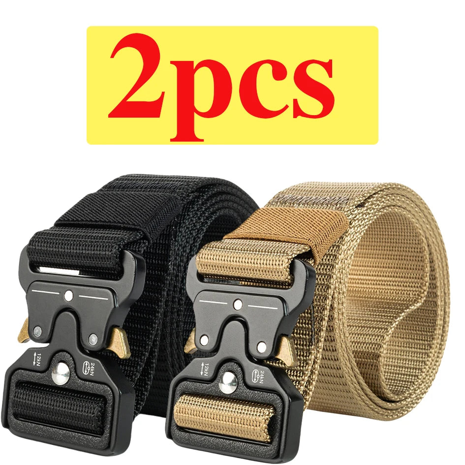 Tactical Nylon Belt – Multi-Functional Canvas Strap for Military Training