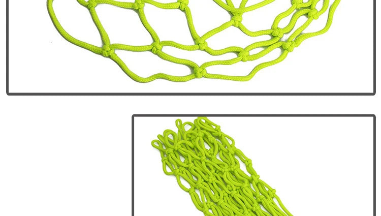 Luminous Basketball Net – 50cm Fluorescent Glow-in-the-Dark for Night Games