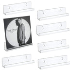Acrylic Wall-Mounted Record Shelf – Transparent Display for Vinyl Collection