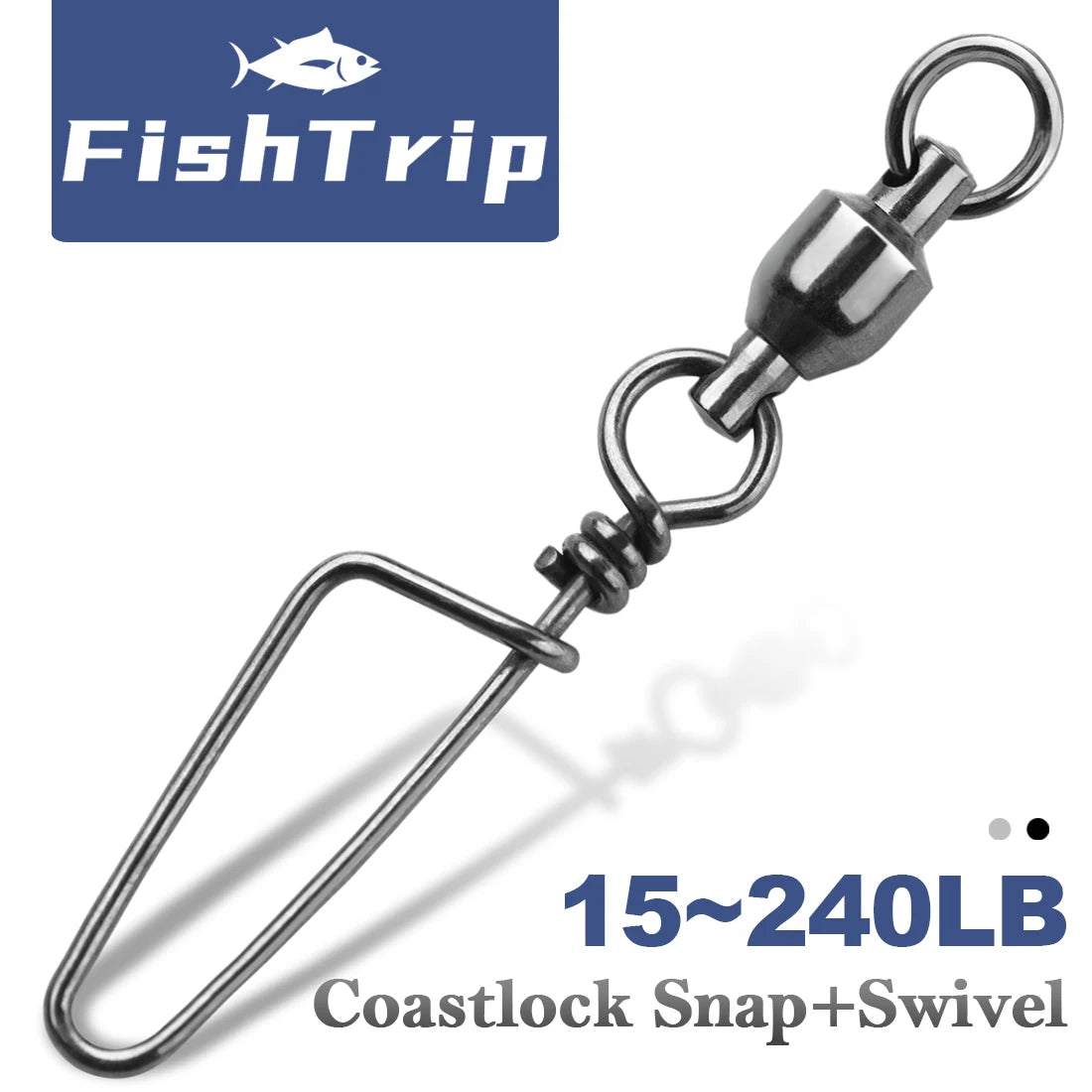 Ball Bearing Fishing Swivels – Stainless Steel Coastlock for Saltwater Angling