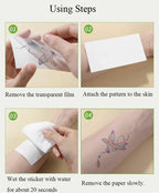 Spider Web Temporary Tattoo Stickers – Waterproof Halloween Face Body Art