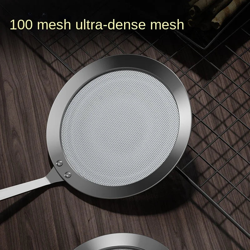 Stainless Steel Mesh Strainer – Fine Sieve for Kitchen Food Filtering