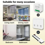 RF Curtain Switch Module – Wireless Remote Control for Motorized Roller Blinds