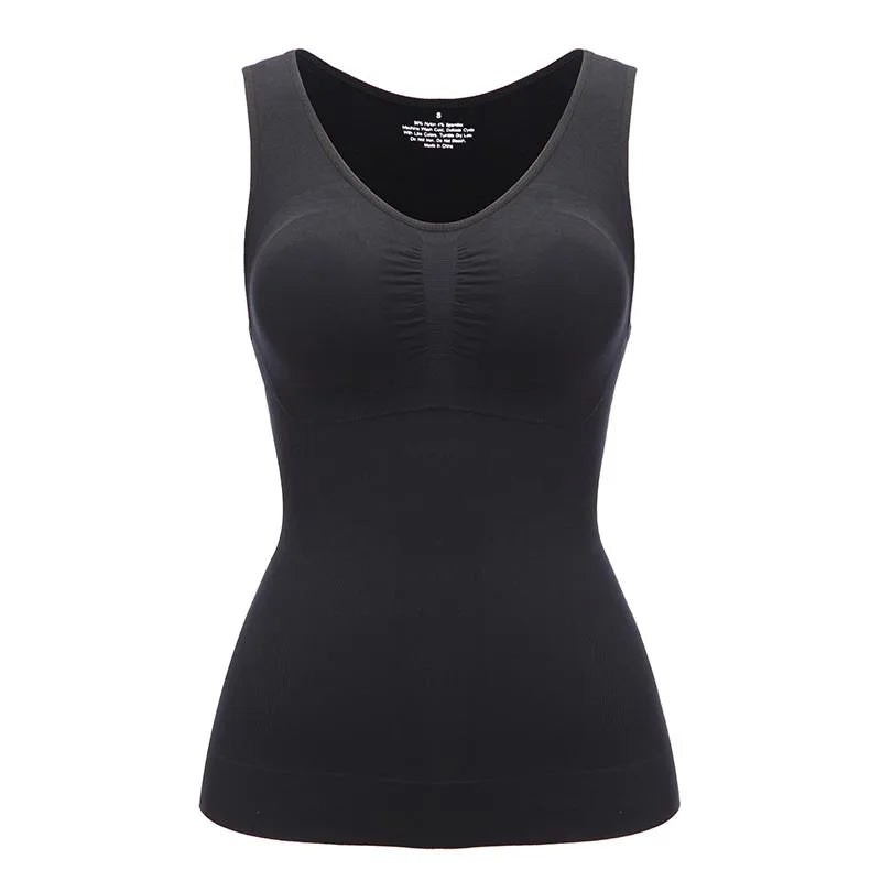 Plus Size Slimming Tank Top – Shaping Corset Camisole for Body Sculpting