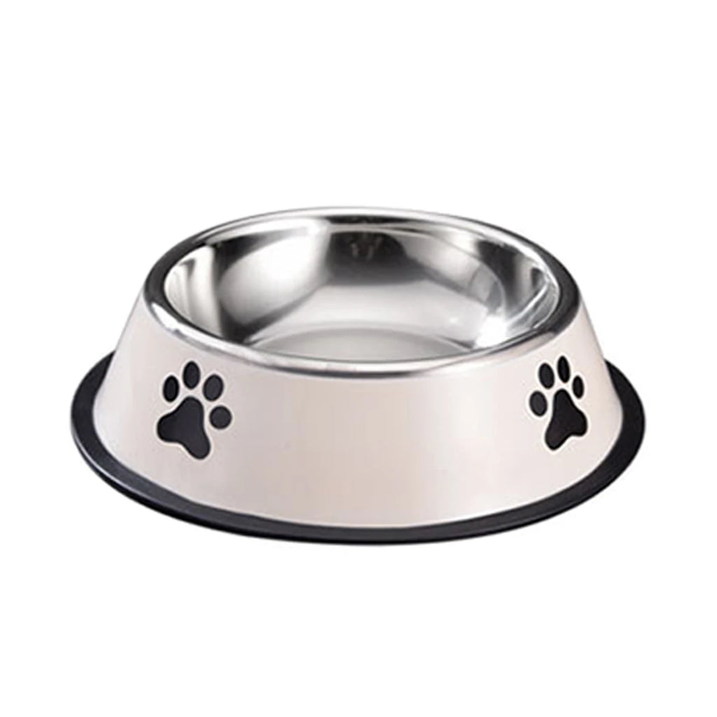 Stainless Steel Pet Bowl – Durable Anti-fall Food Bowl for Dogs and Cats