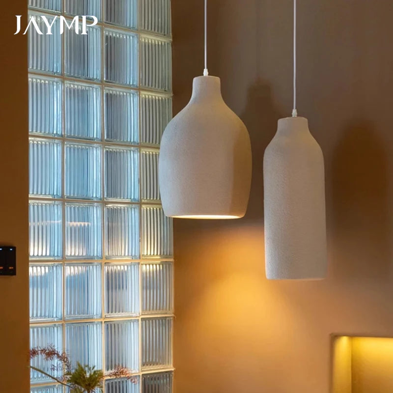 Wabi Sabi LED Chandelier – Modern Minimalist Pendant Light for Dining Room