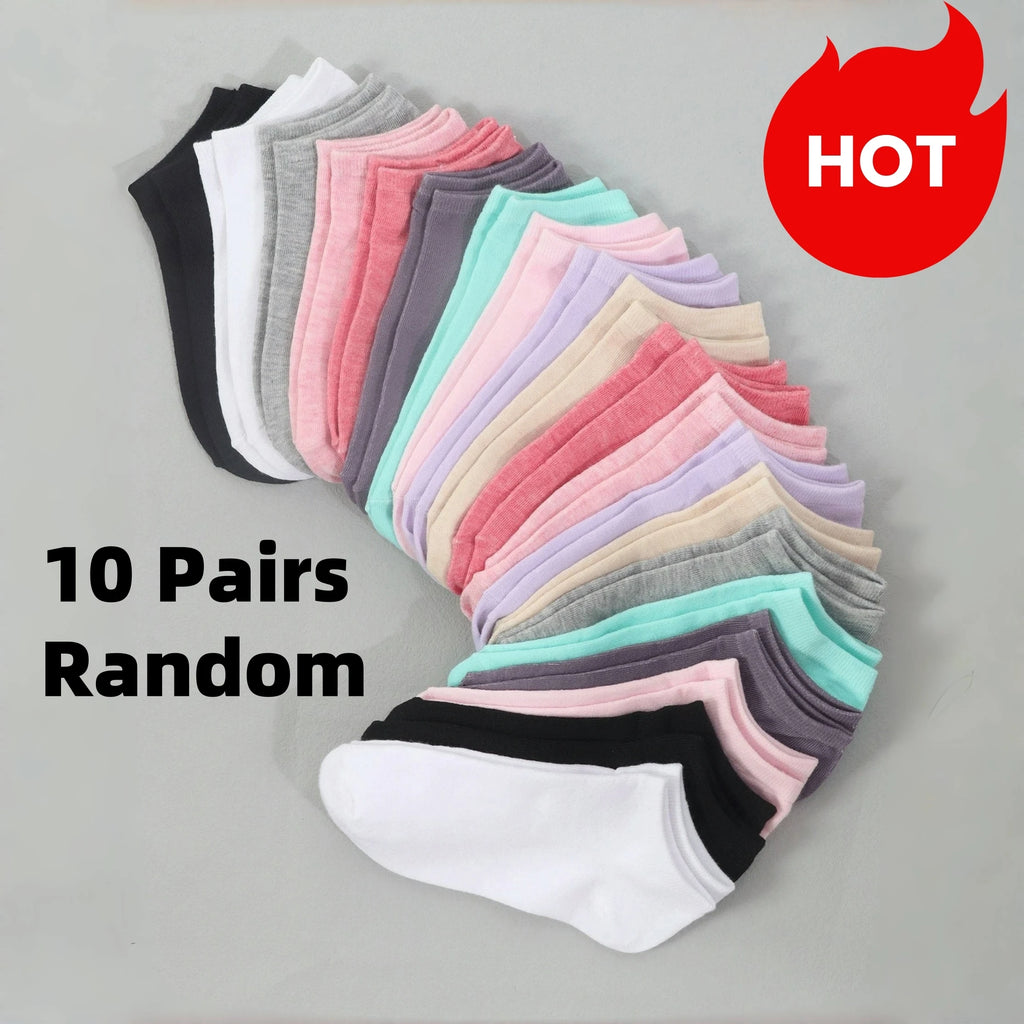 Matching Family Short Socks – Bow Heart Stripe Patterns for Casual Daily Wear