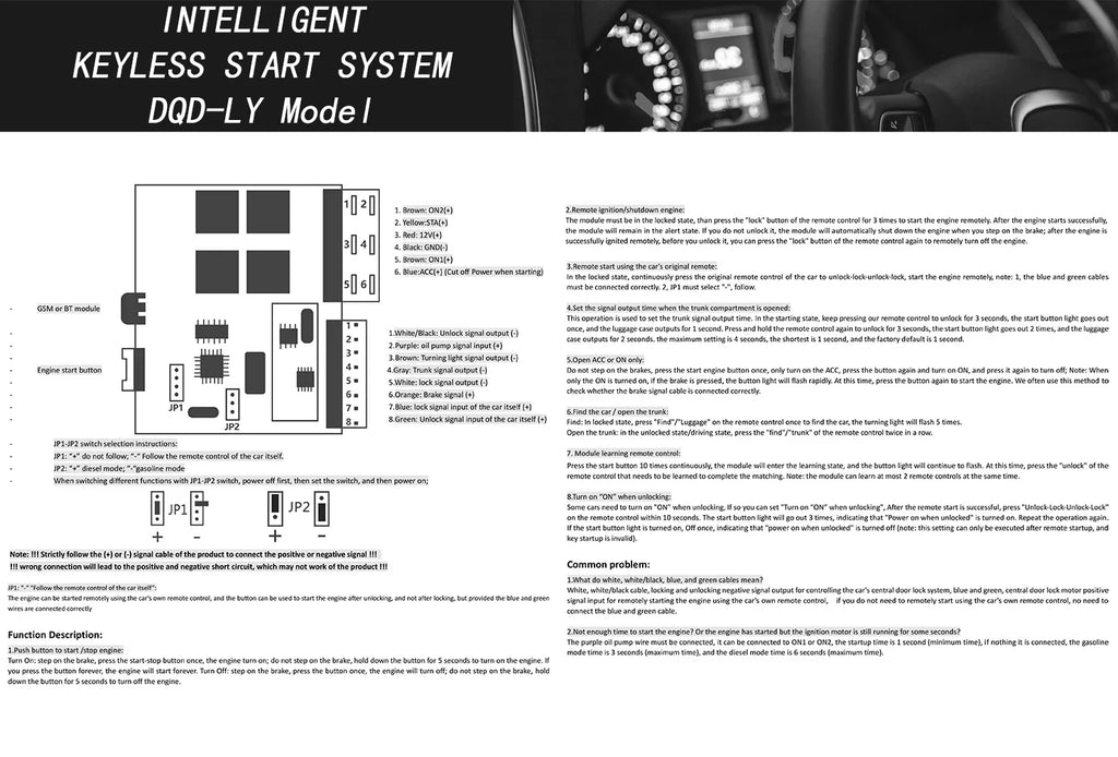 Smart Car Alarm – Remote Engine Start System for Vehicle Ignition