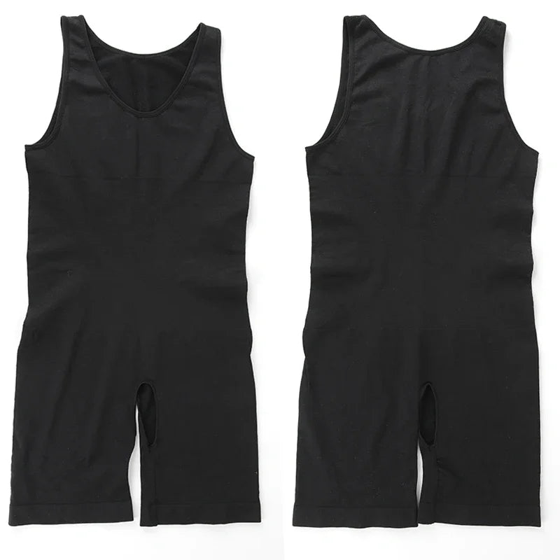 Compression Bodysuit – Slimming Tummy Control Vest for Men Body Shaping